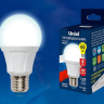 Светодиодная лампа E27 8W 6500K (холодный) Uniel LED-A60 8W-DW-E27-FR PLP01WH (UL-00002003) 