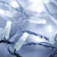 10м. Уличная гирлянда нить холодный свет Ardecoled 230V ARD-String-Classic-10000-White-100Led-Flash White (25812)