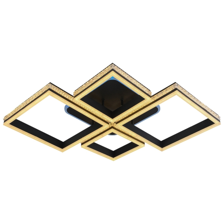 Нарушена упаковка!  <373639> Светодиодная диммируемая люстра с ПДУ Profit Light 6000/2+2 GRP 284W+10W RGB