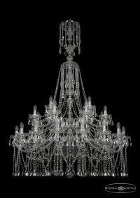 1413/16+8+4/400/XL-163/2d/Ni Подвесная люстра Bohemia Ivele Crystal