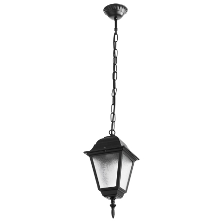 Уличный подвесной светильник с лампочкой Arte lamp A1015SO-1BK+Lamps