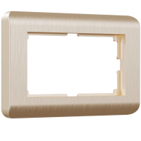 Рамка для двойной розетки (шампань) Werkel W0082111