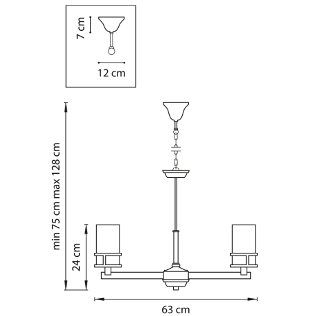 731067 Подвесная люстра Lightstar Cero 