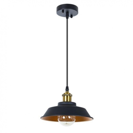 Подвесной светильник с лампочкой Arte lamp A7038SP-1BK+Lamps 