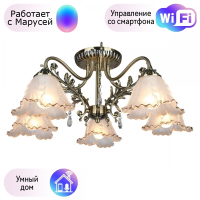 Люстра с поддержкой Маруси потолочная Omnilux OML-54807-05-M