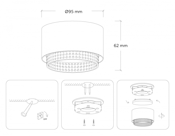 Накладной светильник Ambrella Light TN TN71275 
