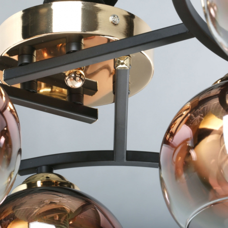 Люстра потолочная с лампочками DeMarkt 220013306+Lamps 