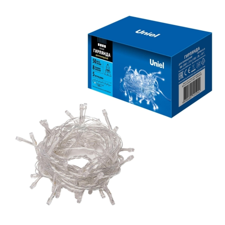 Гирлянды Uniel ULD-S0500-050/DTA WHITE IP20 (UL-00005259) 