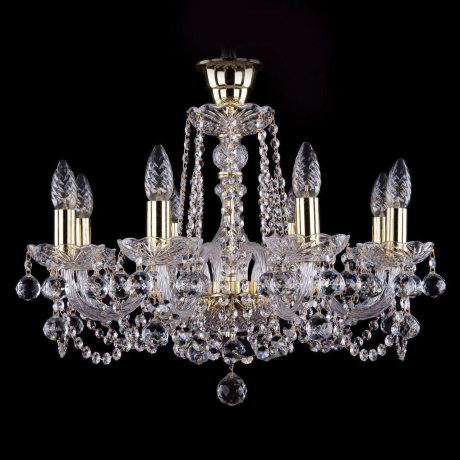 Подвесная люстра Bohemia Ivele 1402/8/195 G Balls Tube 