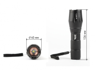 Ручной светодиодный фонарь ЭРА от батареек 136х40 160 лм UB-601 Б0027825