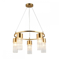 Люстра с поддержкой Алисы подвесная Omnilux OML-67103-05-A