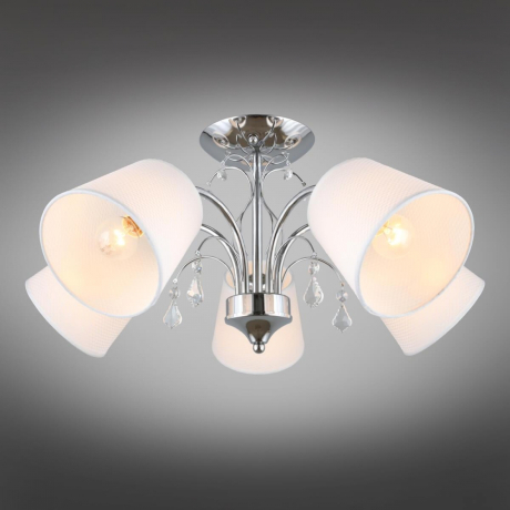 Люстра потолочная с лампочками Omnilux OML-56307-05+Lamps 