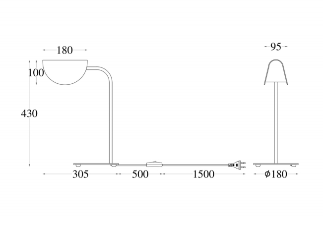Настольная лампа Maytoni Mollis MOD126TL-01B 