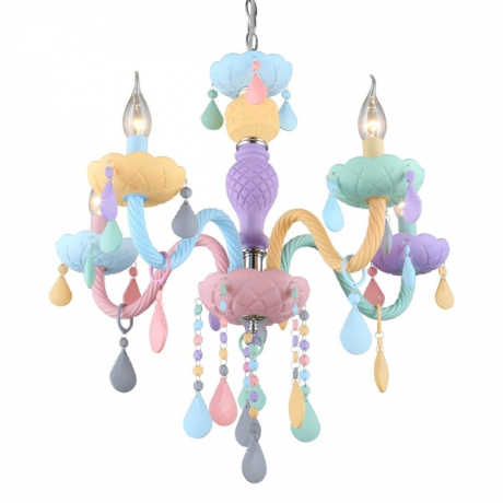 Люстра подвесная с лампочками Omnilux OML-65803-05+Lamps 