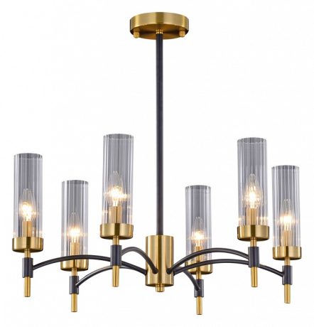 Люстра на штанге ILLUMICO BRASS TUBO IL5177-6PLS-29 BRASS TUBO 