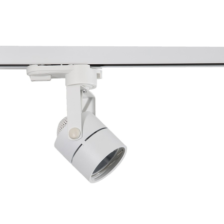 Светильник трекового однофазного шинопровода с Led лампочками в комплекте Wertmark WTE.O20.007+Lamps 