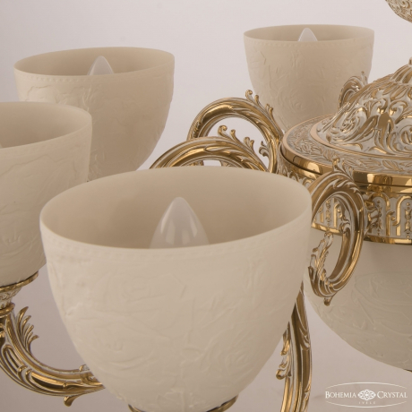 Люстра Bohemia Ivele Crystal 71203P/8/210 GW P1 U Rose 