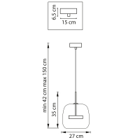 Подвесной светильник Cupola Lightstar 804018