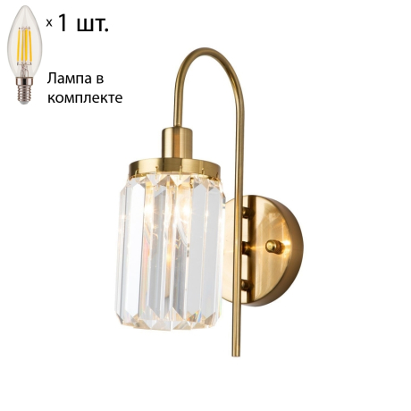 Бра с лампочкой Favourite Duke 2969-1W+Lamps E14 Свеча 