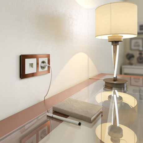 Розетка Ethernet RJ-45 (слоновая кость) Werkel W1181003