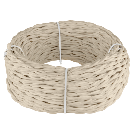 Ретро кабель витой 3х2,5 (песочный) Werkel 50 м W6453646