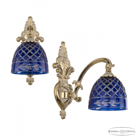 Бра Bohemia Ivele Crystal 7209B14/1/175 GW P1 D Clear-Blue/H-1J 