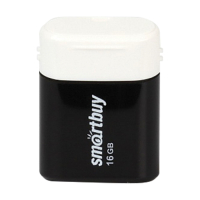 Флеш-диск 16 GB, SMARTBUY Lara, USB 2.0, черный, SB16GBLARA-K (512797)