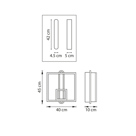Накладной светильник Lightstar Undine 738687 