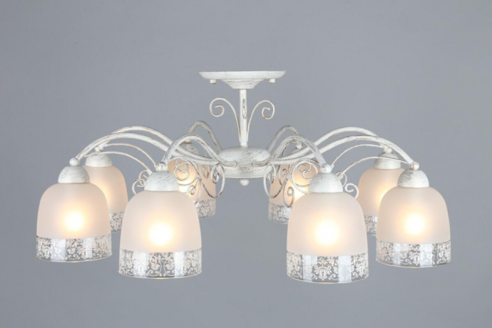 Люстра потолочная со светодиодными лампочками E14, комплект от Lustrof. №118870-656581 