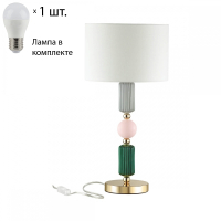 Настольная лампа с лампочкой Odeon Light Candy 4861/1T+Lamps E27 P45