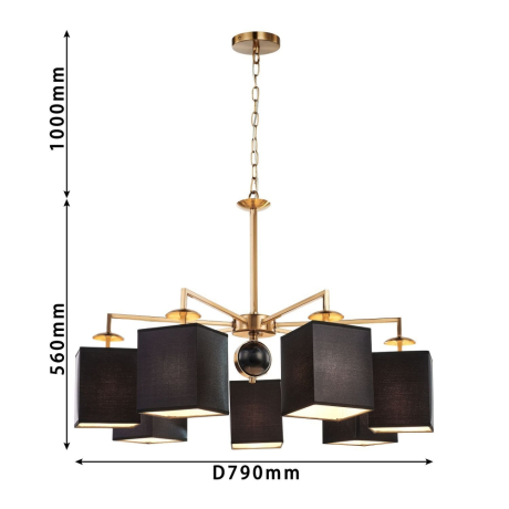 Подвесная люстра Favourite Diva 2822-7P 