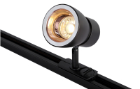 Однофазный светильник для трека Crystal Lux CLT 0.31 009 BL-GO