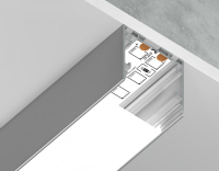 Алюминиевый профиль накладной/подвесной "Profile System" 25*25 для светодиодной ленты до 23мм Ambrella light ILLUMINATION Profile System GP2500AL