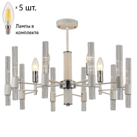 Подвесная люстра с лампочками F-Promo Supreme 2539-5P+Lamps E14 Свеча