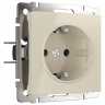 Розетка с заземлением, без рамки Werkel слоновая кость W1171003
