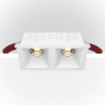 Встраиваемый светильник Maytoni Technical Alfa DL043-02-10W3K-D-SQ-W