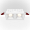 Встраиваемый светильник Maytoni Technical Alfa DL043-02-10W3K-D-SQ-W