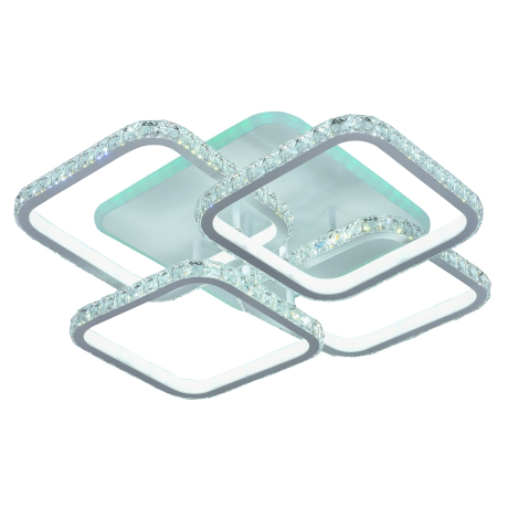 Люстра светодиодная с пультом ДУ Profit Light 8010/4 WHT 240W+10W RGB 