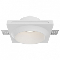 Встраиваемый светильник Maytoni Technical Gyps Modern DL124-GU10-01-TRS-W