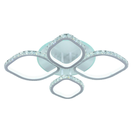 Светодиодная диммируемая люстра с ПДУ Profit Light 8022/2+2 WHT 