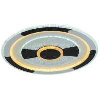 Потолочный диммируемый светильник с пультом ДУ Profit Light 7013 WHT+BLK 132W