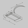 Токопровод концевой Maytoni Technical Accessories for tracks Radity TRA084B-11W