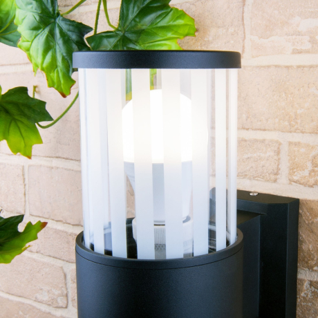 Уличный настенный светильник Elektrostandard 1411 TECHNO чёрный (a048142)