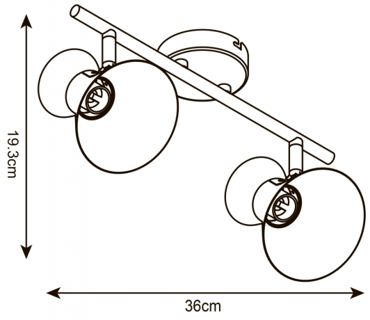 Спот Arte Lamp Baltimore A1406AP-2BK 