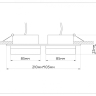 Встраиваемый светильник Ambrella Light TN TN52424 