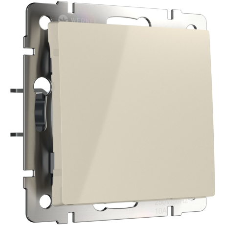 Выключатель одноклавишный (слоновая кость) Werkel W1110003