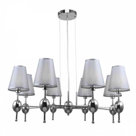 Подвесная люстра Escada Elegy 2106/8S Nickel 