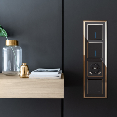 Выключатель жалюзи (черный) Werkel W1124508