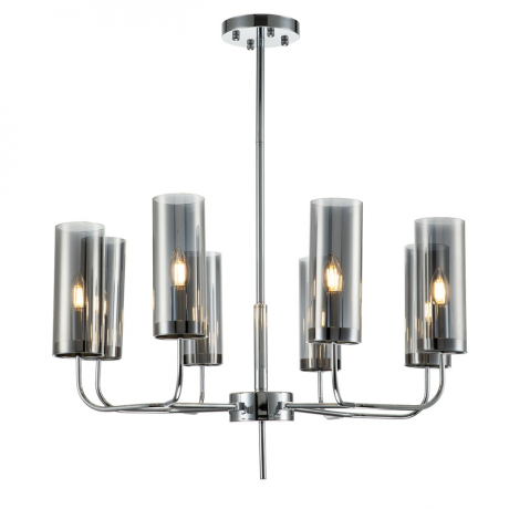 Люстра на штанге Indigo Balletto 13014/8R Chrome 