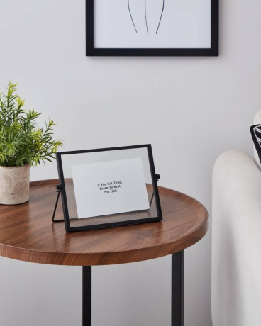 423005 Фоторамка RENABIE, L205, B12, H153, сталь, стекло, черный Eglo 